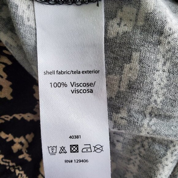 LASCANA Boho Halter Dress Style X29472  Black/Cream Size XS - Picture 6 of 12